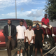 Attorney Lee Merritt, Devontae Williams, Marlin Gipson, Marcus Gipson and an unidentified friend (courtesy of Lee Merritt)